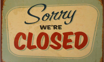 Sorry We're Closed